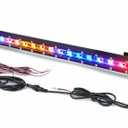 Xprite 1.0" Ultra-Thin LED Chase Strobe Light Bar, 30" Offroad Safety Flashing Light Bar with Running Brake Turn Signal & Reverse Lights for UTV, Polaris RZR, Can-am, Yamaha, SXS, 4x4, Trucks - RBYBR