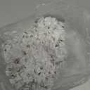 PATIKIL 1.2 Inch Small Ribbon Flowers, 150 Pcs Satin Ribbon Flowers Mini Fabric Flowers for Crafts DIY Wedding Ornament Appliques, White, 3cm