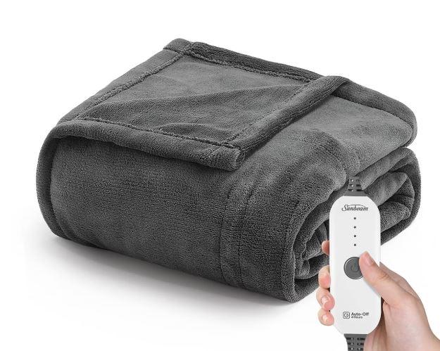 Sunbeam Faux Fur Throw Shadow 50''×60''