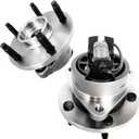 2Pcs 513206 Front Wheel Bearing Hub Assembly Compatible with Chevy Cobalt HHR 2006-2011, for Pursuit 2005-2006 Pontiac G5 2007-2010, for Saturn Ion 2003-2007 5 Lug W/Abs