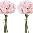 IPOPU Ranunculus Artificial Flowers 18 PCS Silk Flowers Artificial Peonies Faux Ranunculus Flowers for DIY Wedding Bouquet Bridal Shower Filler Flowers Decor(Light Pink)