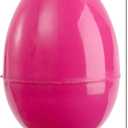 TOPZEA 96 Pack Plastic Easter Egg, 3" Surprise Easter Eggs Hinged Vibrant Empty Fillable Egg, Bulk Easter Basket Stuffers Stocking Fillers for Easter Egg Hunt, Party Favors, Carnival Prizes, 6 Color