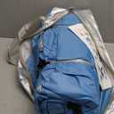 Gorich Beach Tent Sun Shelter for 3/4-5/6-7/8-10 Person with UPF 50 UV Protection, Lightweight & Easy Setup Beach Shade Canopy, Portable Beach Shade Tent Beach Cabana (Silver)