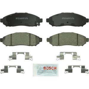 BOSCH BC1094 QuietCast Premium Ceramic Disc Brake Pad Set - Compatible with Select Nissan Frontier, Pathfinder, Xterra; Suzuki Equator; FRONT