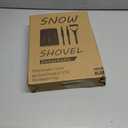 Snow Shovel, Snow Shovel for Driveway with Assist D-Handle and 11-Inch Blade, 42-Inch Adjustable Portable Survival Shovel for Driveway, Cars, Snowmobiles, Camping and Emergency