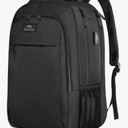 MATEIN Extra Large Travel Backpack, TSA Friendly 18.4 Inch Laptop Backpack with USB Charging Port, Anti Theft Flight Approved Business Work College Computer Big Bag for Women Men, Black