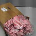 Crowye 14 Pcs Large Valentine's Day Cabinet Bow for Kitchen Door Ribbon Bow Valentine Door Wreath Festival Wrapping Decorations for Tree Kitchen Fireplace Home Front Party(Striped,Red)