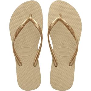 Havaianas Slim Flip Flops Beige