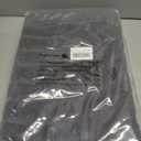 PLEASOR Front Door Mat, Absorbent Dirt Trapper Welcome Door mat Indoor, Non Slip Machine Washable Entryway Rug, Low Profile Doormat, Dog Door Mat for Muddy Paws and Shoes, 32x47, Grey