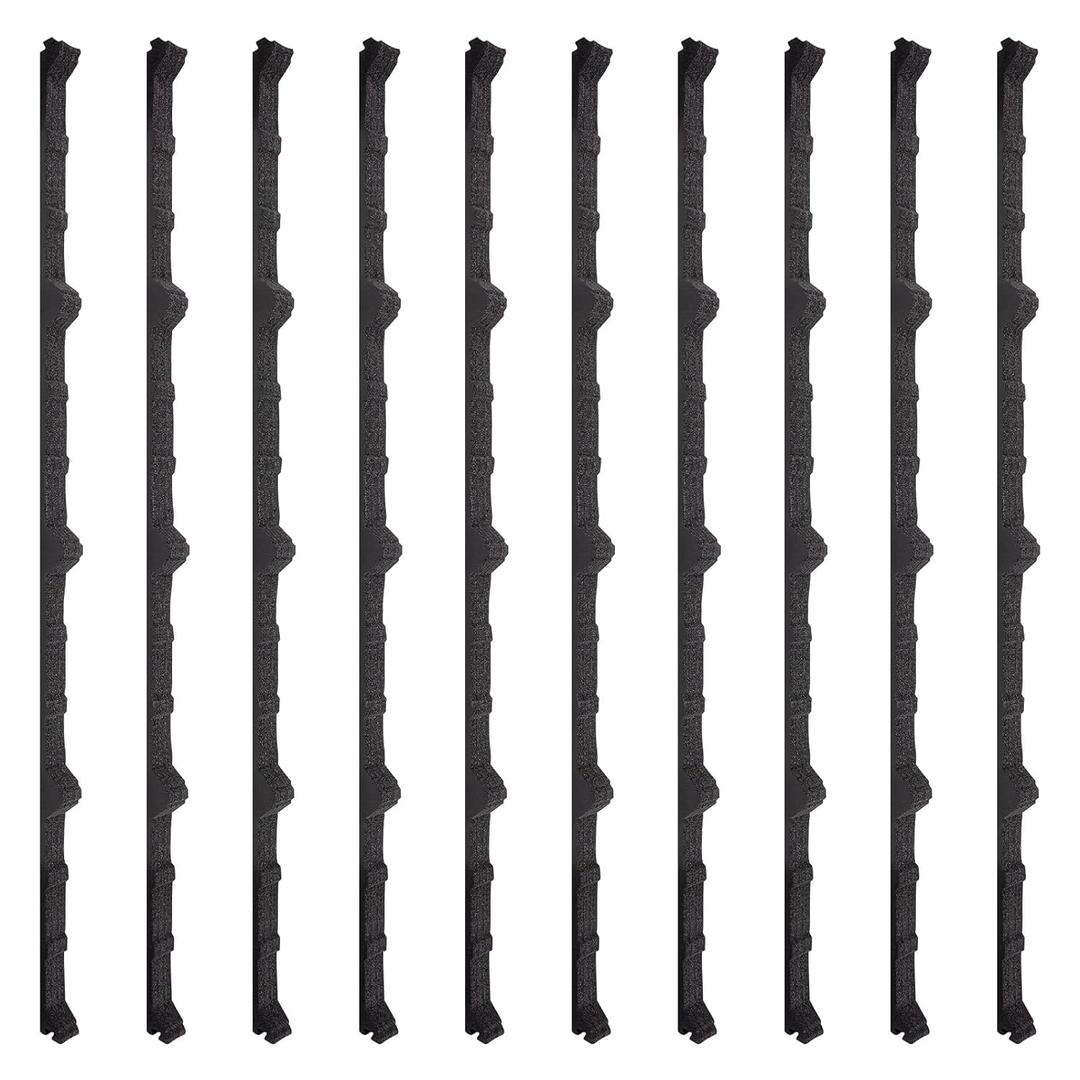9 in Inside Foam for Metal Roofs Classic Rib Profile Foam Closure Strips Fit for Metal Roofing Panels 3 Feet Long Roof Closure Strips (10 Pcs)