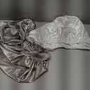 Pro Goleem 2 Pack Satin Soft Crib Sheet Great for Baby with Sensitive Hair Silky Baby Sheet White and Gray Unisex 52x28x8 Fitted Sheets