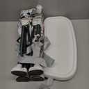 Fdit Baby Dining Chair Foldable Infant Seat with Removable Tray for Traveling Portable Toddler Dining Chair for Outdoor Use Plastic Material