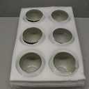 6 Pcs Disco Ball Vase Disco Ball Planter for Centerpieces Disco Ball Decor Flower Vase with Silver Mirror Glass for Wedding, Birthday, Party (4" X 4.7")