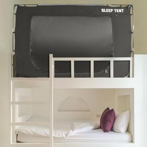 Bed Tent Bed Canopy Bunk Twin Size 99% Blackout for Portable Dream Tent Indoor Sleeping Tents,Breathable Privacy Space on Bed with Three Doors (Mattress Not Included)