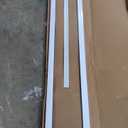 Ideal Pet Products Aluminum Pet Patio Door, Adjustable Height 77-5/8" to 80-3/8", 7" x 11-1/4" Flap Size, White