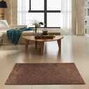 Furnish my Place Modern Plush Solid Brown Color Rug, Indoor/Outdoor Mat, Area Rugs Great for Kids, Pets, Event, Living Room, Made in USA, 2' x 3' Rectangle - Set of 3