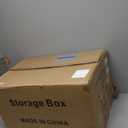 SAILUN 145Gal/580Qt Collapsible & Stackable Storage Bins with Door & a Lid, Perfect for Blanket Storage, Pillow Organizer, Bedroom Closet & Living Room, Black 26" W x 17" D x 71" H