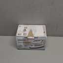 BEAUTURAL Mini Travel Steam Iron for Clothes with Dual Voltage, Temperature Control, Non-Stick Soleplate and Cord Storage, Ideal for Sewing, Quilting and Handcraft (White)