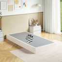 HUEIIS Box Spring Twin Size, 7 Inch Low Profile Metal Frame Mattress Foundation, 3000 lbs Heavy Duty Boxspring with Fabric Cover, Easy Assembly, Noise Free, Non-Slip