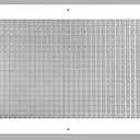 HVAC Premium 30'' x 32'' or 32'' x 30'' Cube Core Eggcrate Return Air Grille - Aluminum Rust Proof - HVAC Vent Duct Cover - White [Outer Dimensions: 32.75]