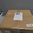 C Shaped end Table,Wood Round Side Table for Couch,Small Sofa Table with Metal Frame for Bedroom,Living Room,Bedside,Gold Color(11.81" D x 11.81" W x 23.62" H)