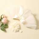 Ylsteed Newborn Girls Photography Prop Infant Tutu Skirt Newborn Lace Tulle Skirt Girl Photo Shoot Outfits Infant Princess Costume Clothes Photo Props-Beige