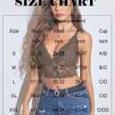 Avidlove Bralettes for Women Lace Wireless Bra V Neck Racerback Crop Top Adjustable Lingerie No Padded (Medium, Brown)