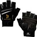 Bionic Women's Beastmode Half Finger Gym Workout Gloves (Medium)