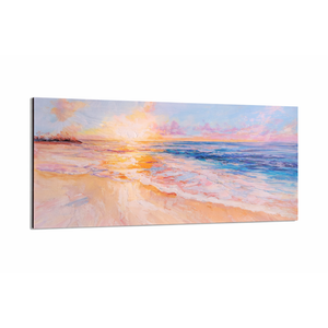 Amoy Art Beach Wall Art for Living Room, Ocean Canvas Wall-Decor for Bedroom, Sunset Picture Print for Home, 20"x40"