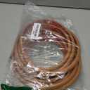 Floor Cord Cover Self Adhesive Cord Hider Floor Extension Cord Covers for Floor Power Cord Protector Cable Management Prevent Cable Trips Cable Cavity 0.32" W x 0.32" H (Light Brown Wood, 20Ft)