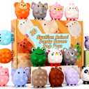 24PCS Party Favors for Kids,3D Animal Pop Toys,Goodie Bags Stuffers for Kids,Pinata Stuffers Carnival Prizes,Fidget Toys Bulk,Prize Treasure Box Toys for Classroom,Suction Toys for Toddlers