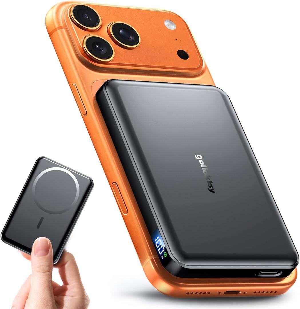 for Magsafe Portable Charger, Power Bank, 10000mAh Wireless Magnetic with Type-C 20W PD Fast Charging, LED Display for Magsafe Battery Pack, Wireless Portable Charger for iPhone 17/16/15/14 all Series