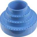 Luo ke Rotary Bur Holder, 116 Hole Burr Storage Box for Rotary Bits (Blue)