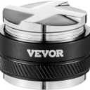 VEVOR Coffee Distributor 53mm, 2-in-1 Adjustable Espresso Distributor with Fan-Shaped Base, Coffee Distributor 304 Stainless Steel with Easy-to-Disassemble Design