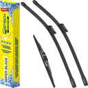 GSPSCN 3 Wipers For 2024 2023 2022 2021 Chevrolet Tahoe Suburban/Cadillac Escalade/GMC Yukon XLOriginal Equipment Windshield Wiper Blades Set 22"+22"+13" (Set of 3)