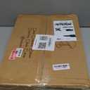 Adjustable Height TV Tray Table with Bumper Rounded Corner Design & Flip-top Side Table for Bedroom, Living Room, Bathroom and Study, End Table for Eating, Dinner or Laptop, Brown