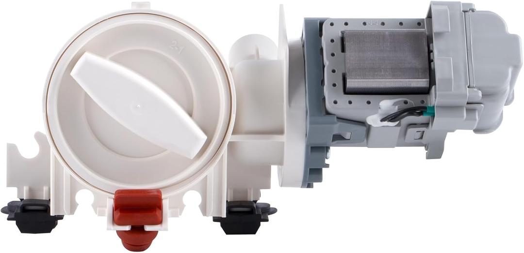 OEM 280187 Drain Pump Assembly Compatible with Amana Kenmore KitchenAid Maytag Whirlpool, Replace 8181684 8182819 8182821 46197020148 461970201671 461970228511 461970228512 461970228513 AP3953640