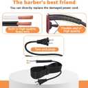 Replacement Power Cord for Oster Classic 76 Clippers - Exact Fit, Durable & Easy to Install - Compatible with Oster 76 Hair Clippers