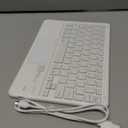 Bluetooth Keyboard, Slim 7 Colors Backlit Wireless Bluetooth Keyboard with Touchpad Built in Rechargeable Battery for iOS Android Windows Tablets PC Smartphone