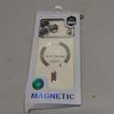 Magnetic for iPhone 17 Pro Max Case with Privacy Screen Protector & Full Camera Cover,[Non-Yellowing] Shockproof Clear Phone Case Compatible with MagSafe Women Girls for iPhone 17 ProMax, Silver