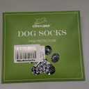 EXPAWLORER 6PCS Anti-Slip Dog Socks to Prevent Licking Paws,Dog Shoes for Hot Pavement,Best Paw Protector Traction Control on Hardwood Floor,Dog Booties for Puppy Small Medium Large Senior Dogs (Grey)