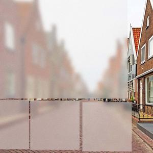 Pre Cut Square Window Privacy Film Tiles: UV Protection, Removable Self - Adhesive Decorative Glass Sticker – Ideal for Home & Office, Patterns (10 Tiles, 12"x12" Each)