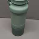 Momcozy 22oz Portable Breast Milk Cooler for Outdoor, Life Saver with 360° Total Cooling for 24 Hours, Larger Capacity Travel Breastmilk Chiller with 2pcs Baby Bottles for Breastmilk Storage, Green