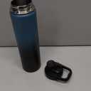 Fijinhom 24 oz Insulated Water Bottle with Handle, 304 Stainless Steel Water Bottles with Wide Mouth, Double Wall Vacuum Sports Water Bottle, BPA Free, Keep Cold and Hot, Blue&Black