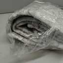 HUGEAR 2x8 Runner Rug Hallway Machine Washable Grey Vintage Floral Low Pile Carpet Distressed Long Throw Rug Bedroom Office Bathroom Kitchen Laundry Non Slip Soft Lightweight