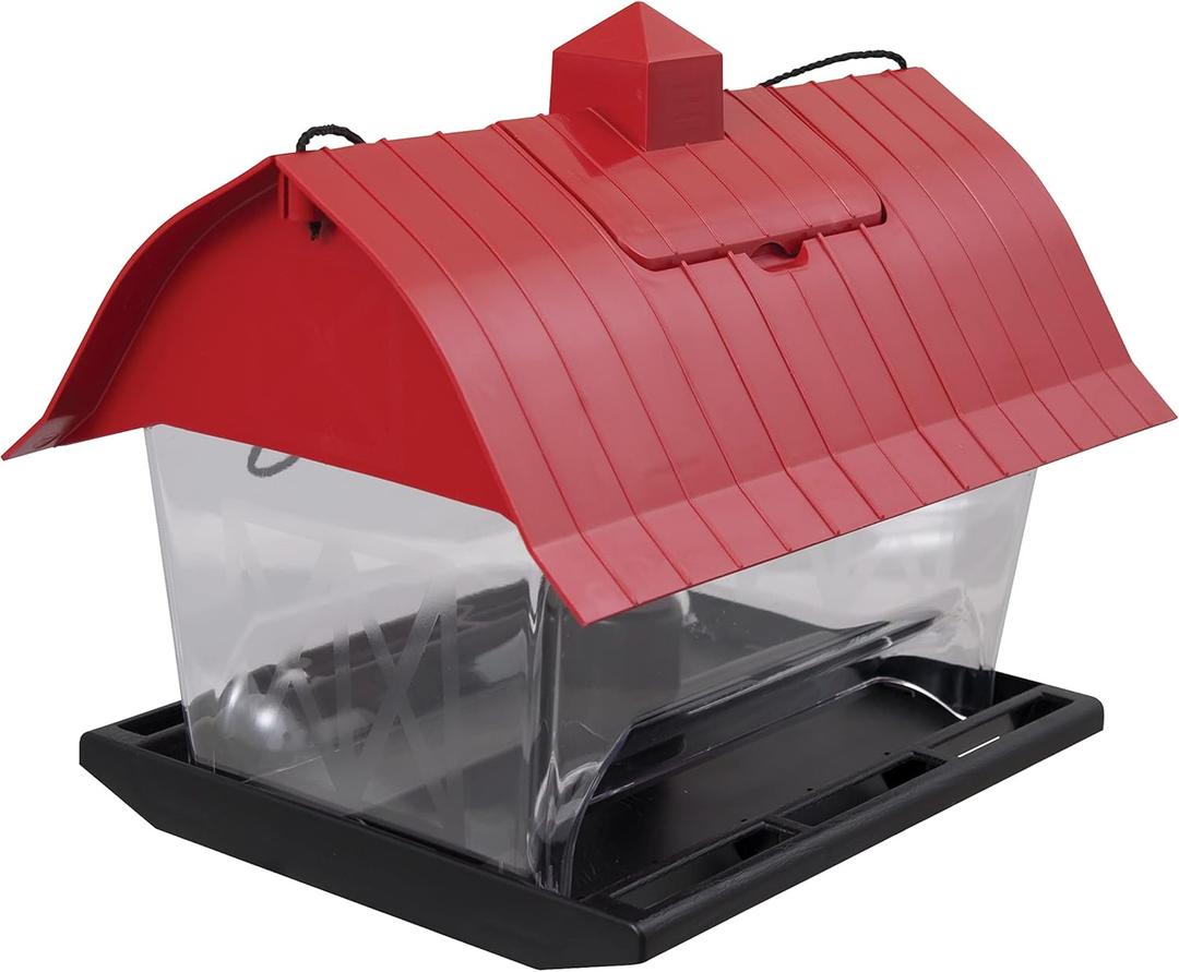 Pennington Country Barn Hopper Bird Feeder, 4.5-Pound Capacity Bird Feeders
