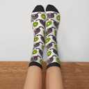 Alien Funny Socks Novelty Crew Socks For Women Men