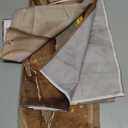 Baocicoo Brown Gold Marble Shower Curtain Set Golden Cracked Lines Modern Shower Curtains for Bathroom Living Room Decor Polyester Durable Waterproof Curtain for Bathroom with Hooks 60x72 Inches (60W x 72H)