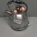 Whistling Stovetop Tea Kettle Food Grade Stainless Steel, Hot Water Fast to Boil for Stove Top-3.0Q (Silver-RW)