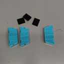 PEKTACO Replacement Cat Water Fountain Filters, 2.2L/74oz Automatic Pet Water Fountain Replacement Filters and Sponges (Pack of 3)